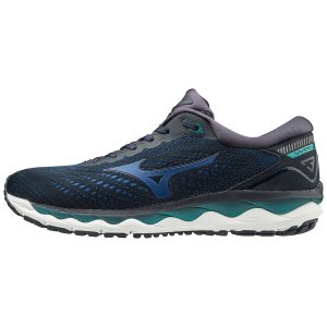 Mizuno Wave Sky 3 Παπουτσια Για Τρεξιμο Ανδρικα - Σκουρο Μπλε